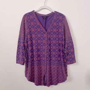 Lucky Brand 3/4 Length Top